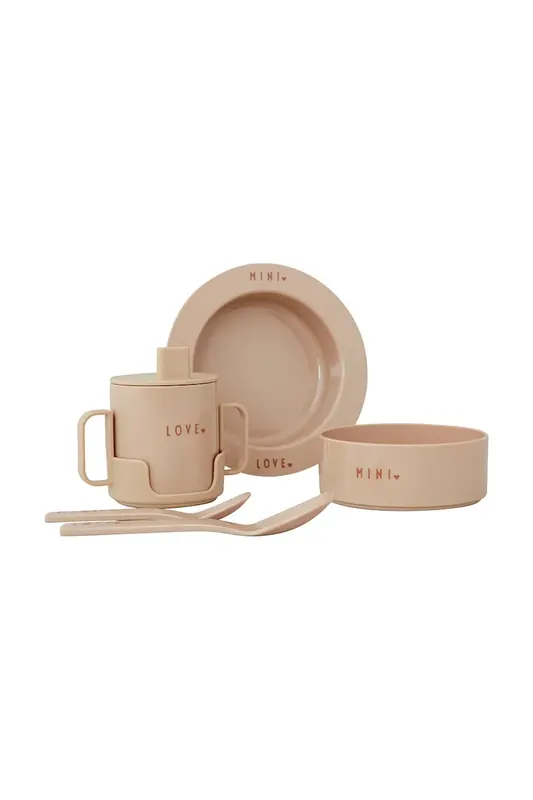 Design Letters zestaw śniadaniowy dla dzieci Mini Favourite 5-pack