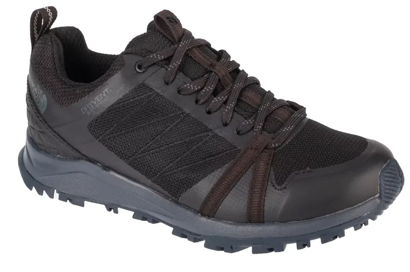 The North Face Litewave Fastpack II WP NF0A4PF4CA0, Damskie, Czarne, buty trekkingowe, przewiewna siateczka, rozmiar: 36,5
