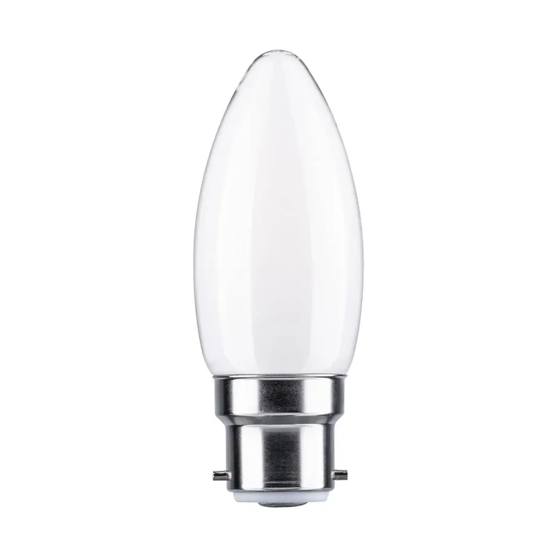 Paulmann świeca LED B22d 4,7W 2 700 K opalowa