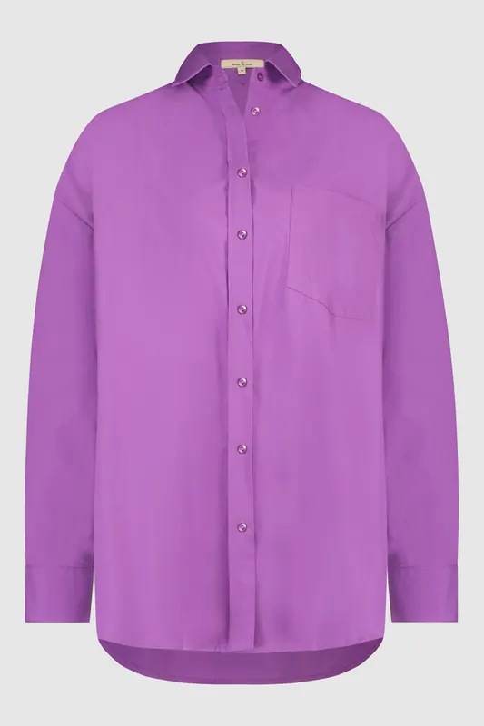 Circle of Trust Charley Blouse Passionfruit Maat: L | Overhemden Outlet | Dames | Paars