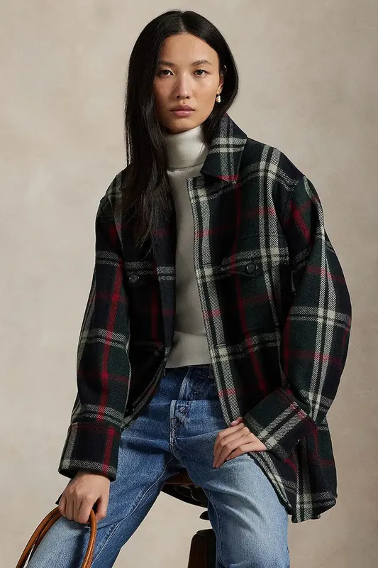 Polo Ralph Lauren koszula z dodatkiem wełny Woven Sport