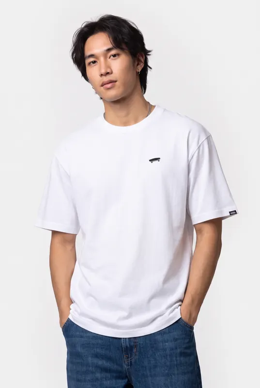 Vans Salton Loose Ss White Maat: L | Basic T-Shirts Outlet | Heren | Wit