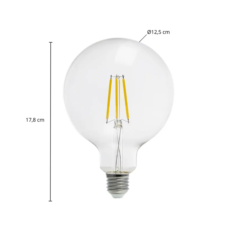 Żarówka LED Arcchio Globe G125 E27 3,8 W 3000 K z żarnikiem