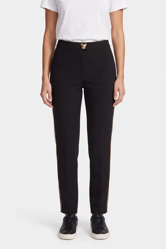 Moschino Trousers Black Maat: 40 | Pantalons Outlet | Dames | Zwart