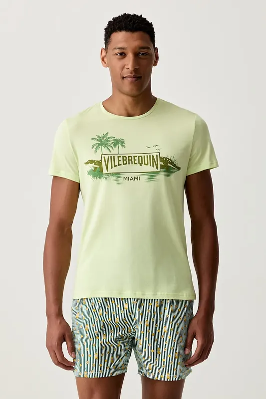 Vilebrequin T-shirt męski bawełniany THOM
