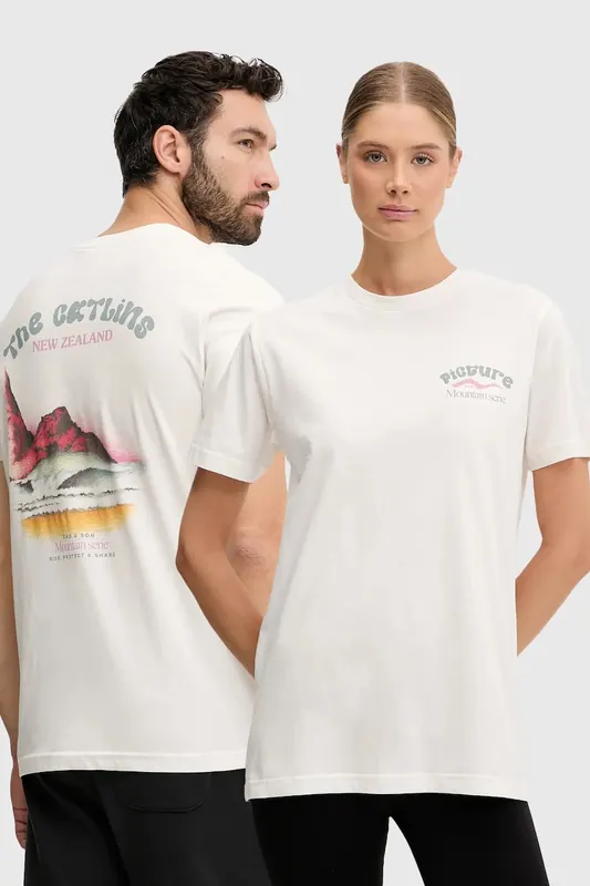 Picture t-shirt bawełniany D&S Catlins