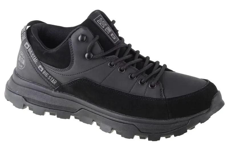 Big Star Trekking Shoes KK174244-906, Męskie, Czarne, buty trekkingowe, skóra syntetyczna, rozmiar: 43