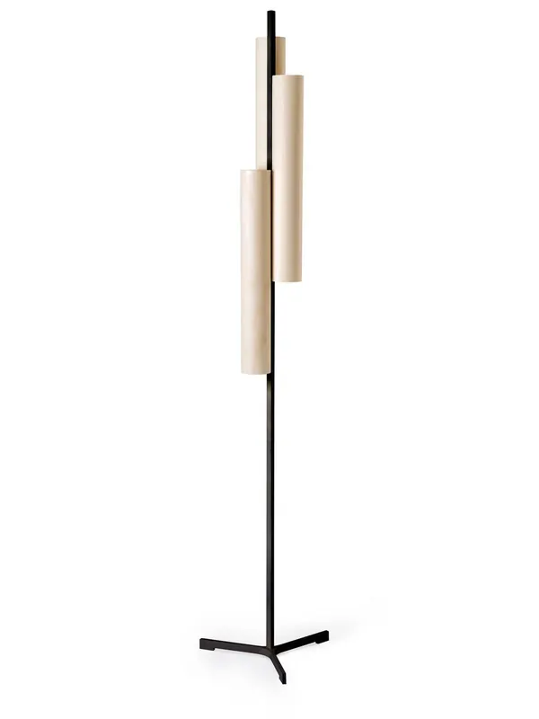 Lampa stojąca LED LZF Black Note czarna/kość słoniowa 188 cm 3-punktowa.
