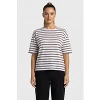 Knitted Fika T Shirt Sepia Maat: XS | Tops Outlet | Dames | Bruin