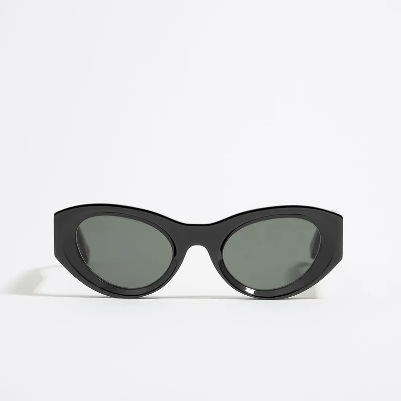 Okulary przeciwsłoneczne cat eye czarne