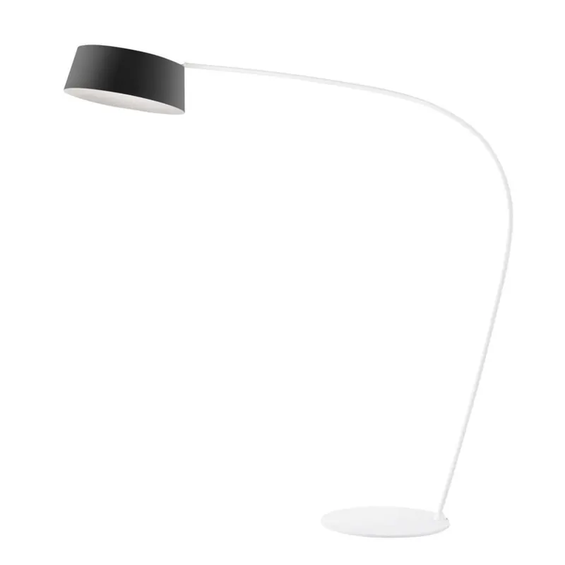 Lampa łukowa Stilnovo Oxygen FL1 LED, czarna