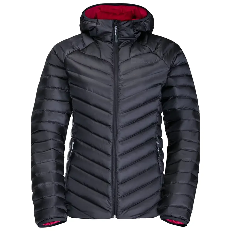 Jack Wolfskin Passamani Down Hoody W 1207101-1388, Damskie, Szare, kurtki zimowe, poliamid, rozmiar: M