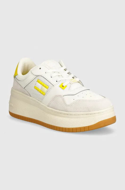 Tommy Jeans sneakersy TJW RETRO BASKET FLATFORM MIX