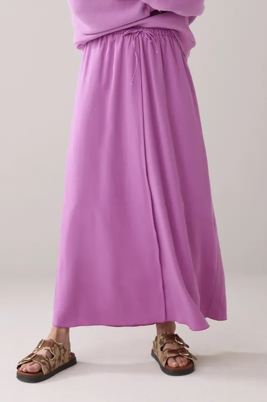 Summum Woman Skirt Tencel Cyclaam Maat: 38 | Maxi Rokken Outlet | Dames