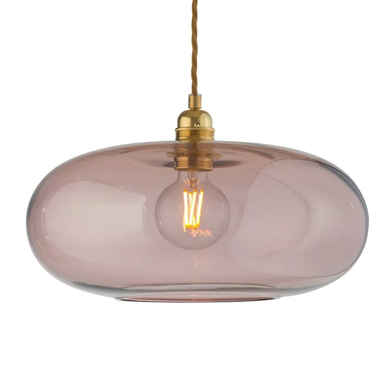 EBB & FLOW Horizon lampa wisząca róż-brąz Ø 36 cm