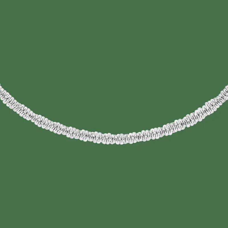 Daniel Wellington DW Staple Twisted 40-44 cm Silver