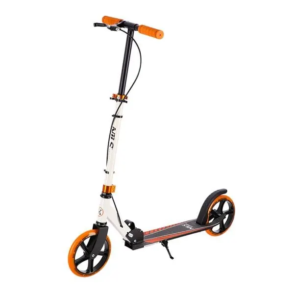 NILS EXTREME White-Orange Hulajnoga aluminiowa Extreme