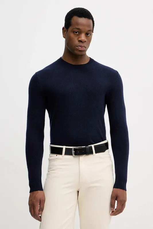 Sisley sweter z domieszką wełny