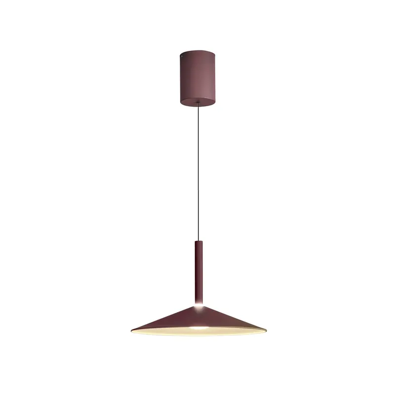 Lampa wisząca LED Calice, kawowa, Ø 32 cm, regulowana wysokość