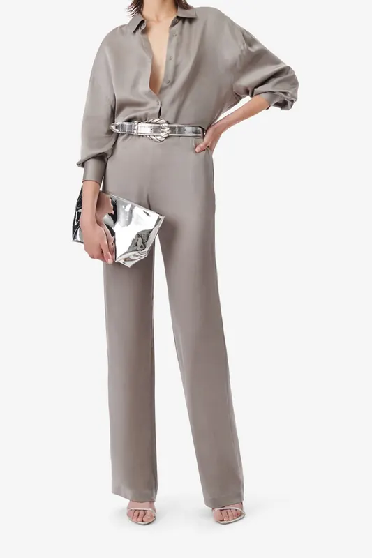 IRO Paris Jonille Pant Grey Maat: 42 | Pantalons Outlet | Dames | Grijs