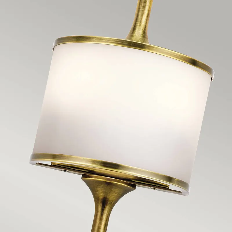 Kinkiet LED Mona IP44, 55,9cm mosiądz naturalny