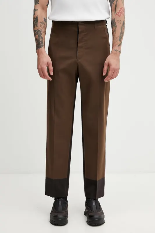 MM6 Maison Margiela spodnie męskie z dodatkiem wełny