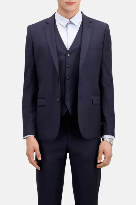 The Kooples Classic Single-breasted Suit Jacket Navy Maat: 48 | Blazers Outlet | Heren | Blauw