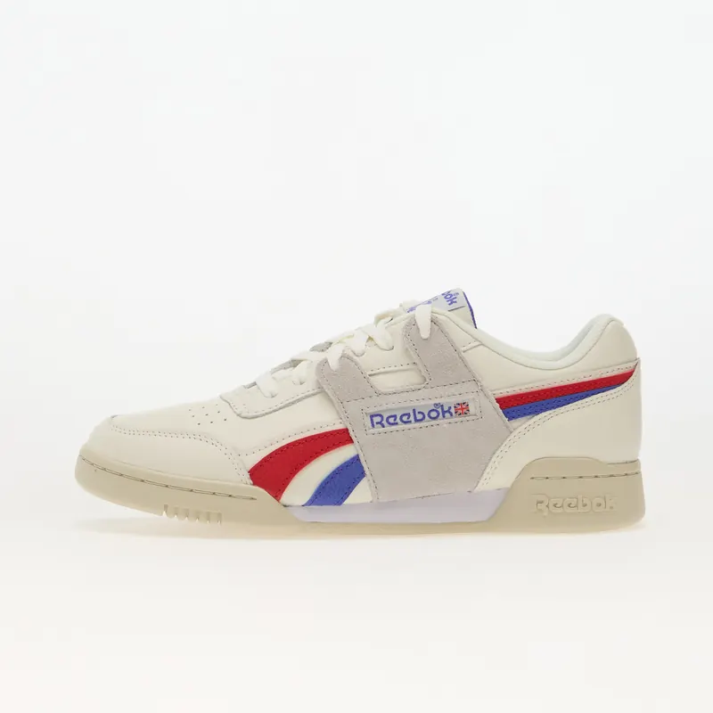 Кросівки Reebok Workout Plus Chalk/ Breakout Blue/ Vector Red EUR 44.5