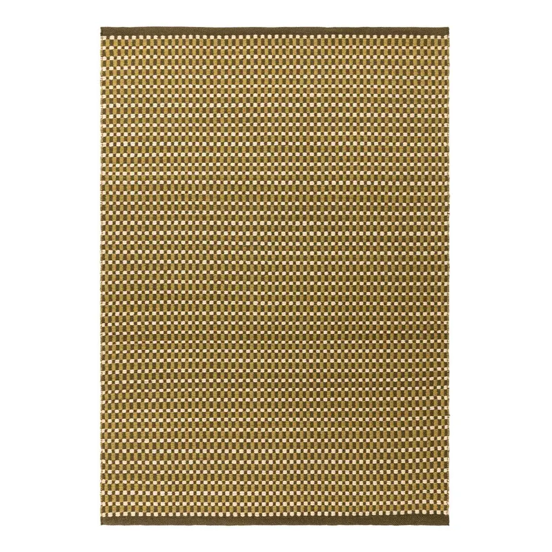 Dywan z mieszanki wełny tkany ręcznie w kolorze khaki 160x230 cm Ember – MADE