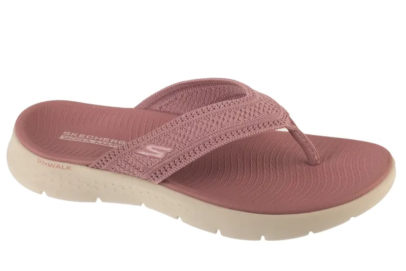 Skechers Go Walk Flex Sandal - Holly 141459-MVE, Damskie, Fioletowe, japonki, tkanina, rozmiar: 39