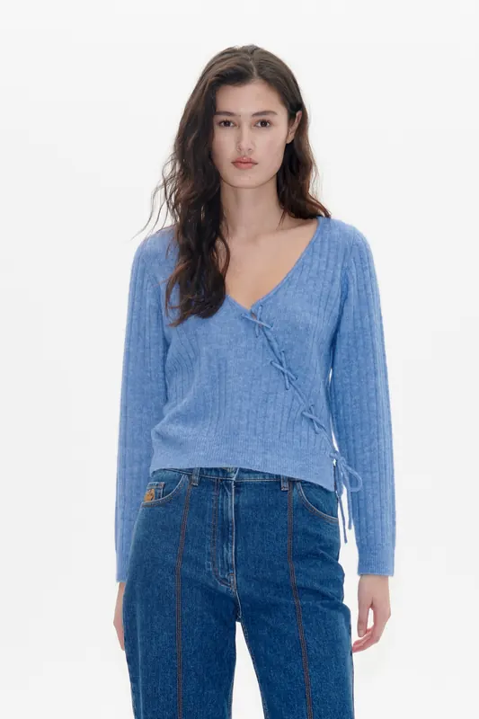 Baum und Pferdgarten Chelsie Sweater Ebb And Flow Maat: S | Longsleeves Outlet | Dames | Blauw