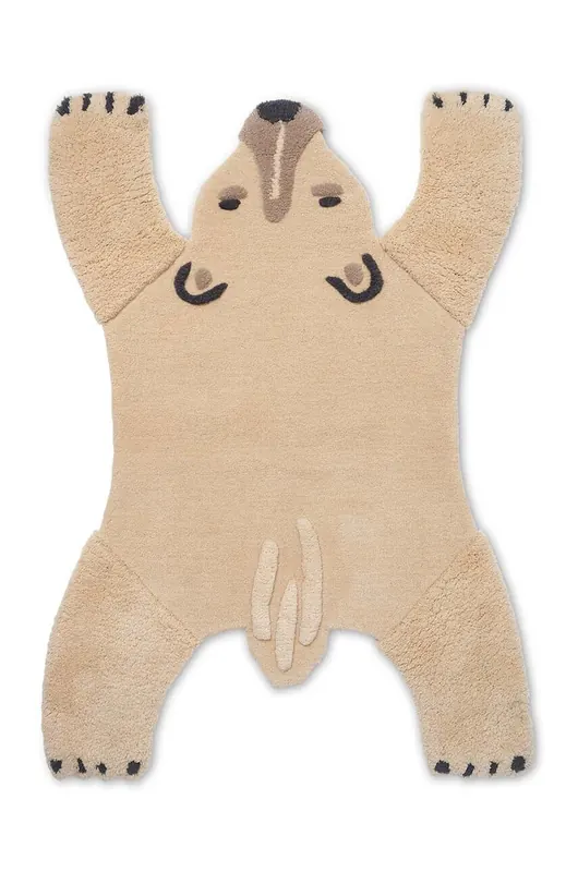 Ferm Living dywan wełniany Animal Tufted Rug 118 x 160 cm