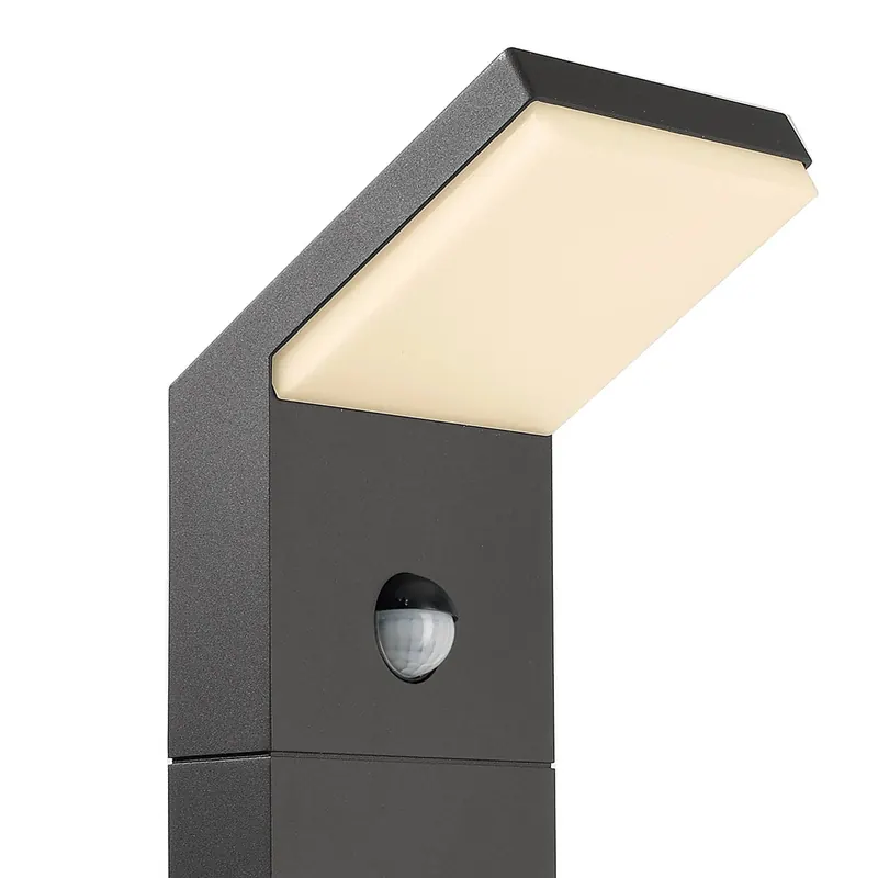 Słupek oświetleniowy LED Tucanae, szary Wysokość 100 cm IP54 metal