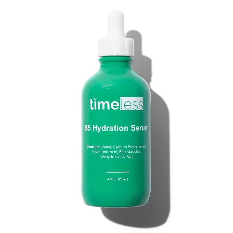 Timeless Vitamina B5 Siero idratante viso 120 ml — Siero rimpolpante lenitivo