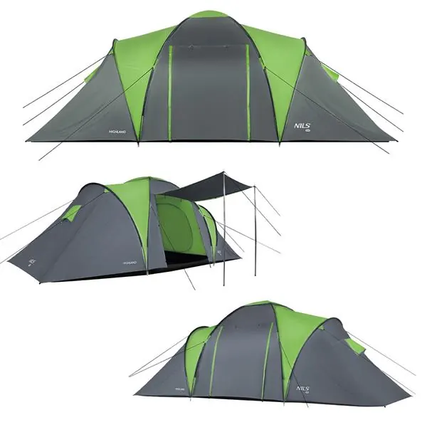 NILS CAMP namiot turystyczny z przedsionkiem rodzinny NC6031 HIGHLAND