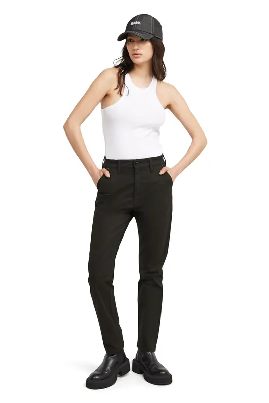 G-Star Slim Chino Black Maat: W28L32 | Pantalons Outlet | Dames | Zwart