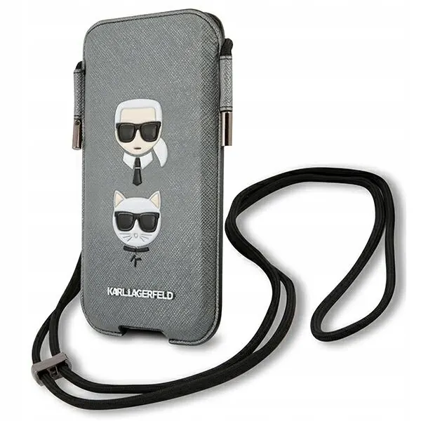 Karl Lagerfeld Torebka KLHCP12LOPHKCG6,7 Saffiano Hardcase Lifestyle Ikonik
