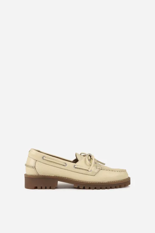 Bronx Sie-nna Low Shoe Butter Yellow/gum Maat: 41 | Instappers Outlet | Dames | Beige