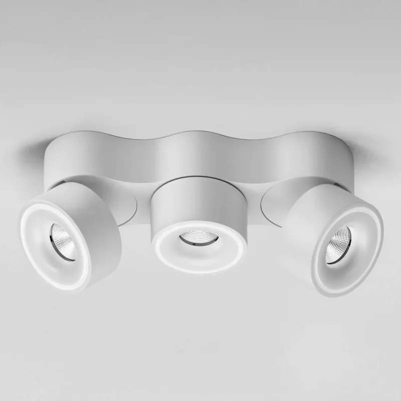 Reflektor LED Clippo Trio Egger DLS, 3-punktowy, biały, ściemniany