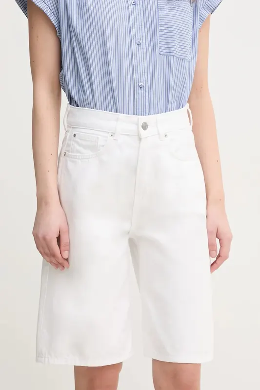 Pepe Jeans szorty jeansowe BERMUDA SHORT UHW WHT