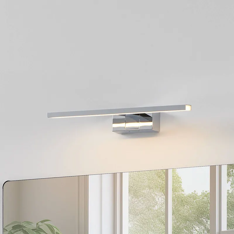 Kinkiet LED Conettilla, kolor chrom, szerokość 40 cm IP44 CCT