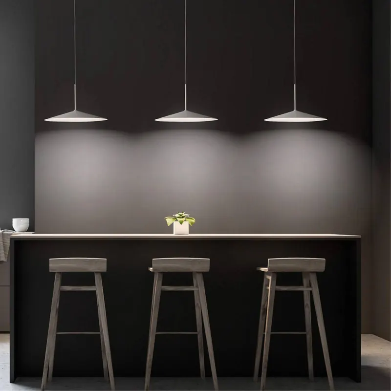 Lampa wisząca LED Poe Plus, biała