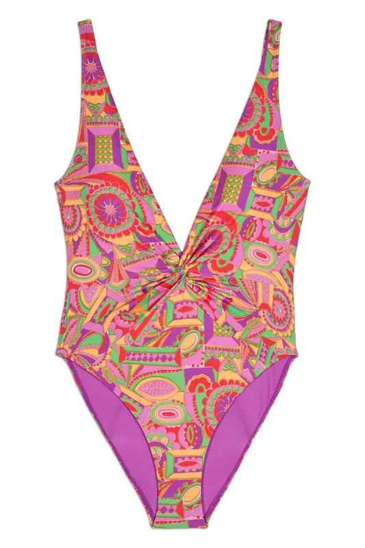 BA&SH One Piece Fuschia Maat: L | Badpakken Outlet | Dames | Roze