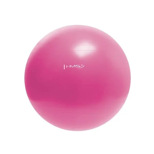 HMS YB01 piłka gimnastyczna fitness do ćwiczeń różowa (55 cm)