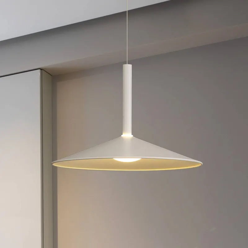 Lampa wisząca LED Calice, biała, Ø 47,5 cm, regulowana wysokość