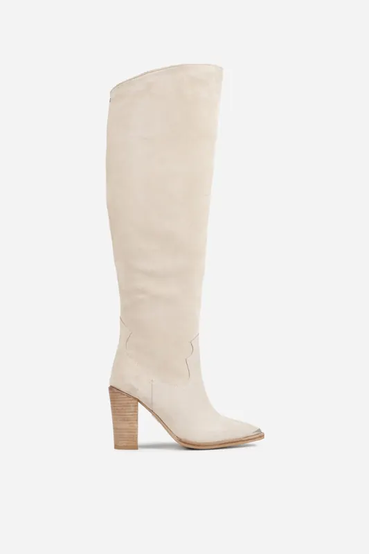 Bronx New-americana High Boot Sand Maat: 37 | Laarzen Outlet | Dames | Beige