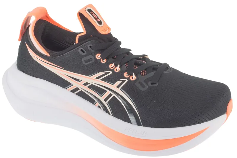 ASICS Gel-Nimbus 28 1012B899-003, Damskie, Czarne, buty do biegania, tkanina, rozmiar: 37,5