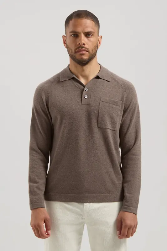 Dstrezzed Ds_aloin Polo Vintage Khaki Maat: S | Poloshirts Outlet | Heren | Bruin