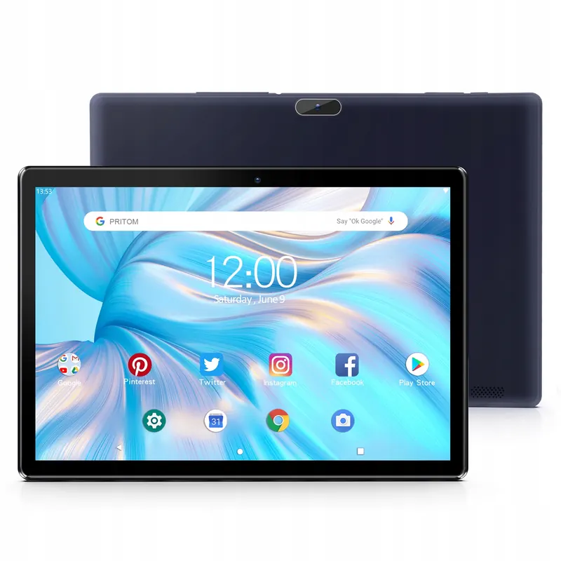 Pritom Tab M10 10" 2GB/64GB čierny tablet s Androidom, Wi-Fi a Bluetooth