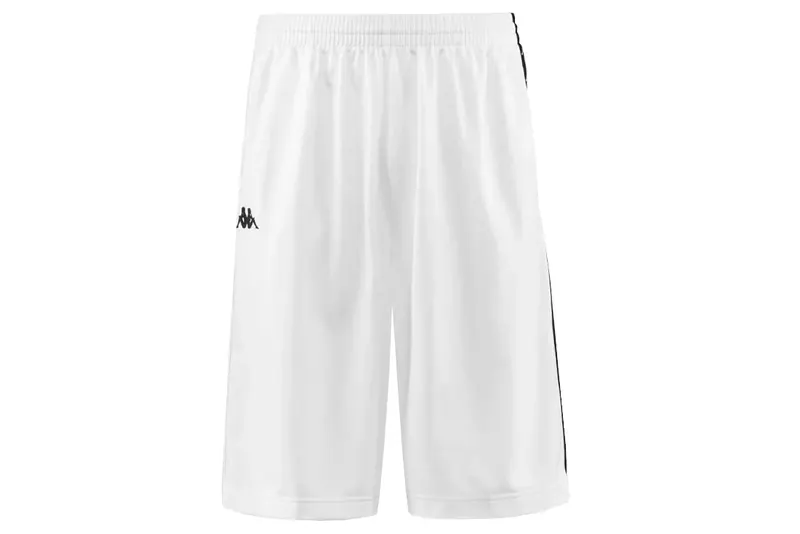 Kappa Banda Treadwell Shorts 3500920-A04, Męskie, Białe, spodenki, poliester, rozmiar: XS